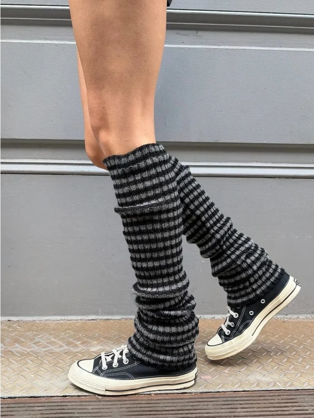 Brandy melville striped leg warmers